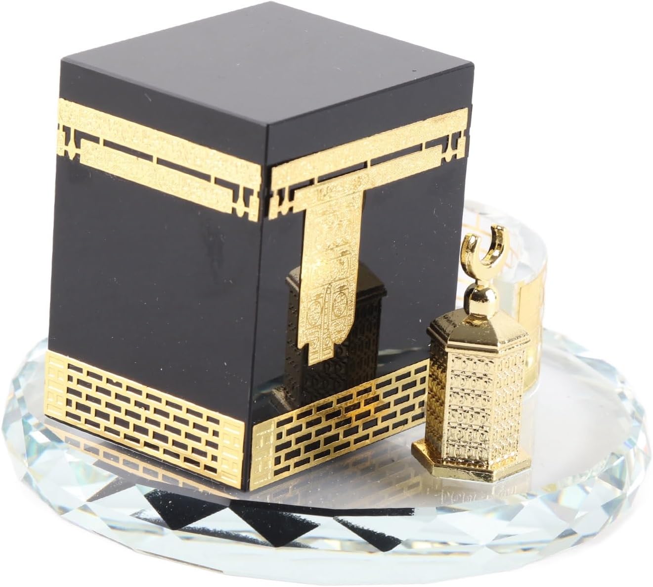 Islamic Crystal Decor Kaaba Model 3 Pc Set