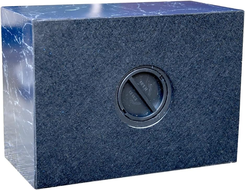 MAKEYS Blue Classic Cultured Marble Urn for Human Ashes