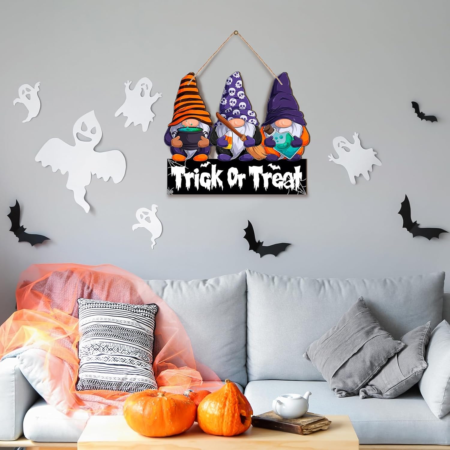 Panelee Halloween Door Hanging Sign Decor