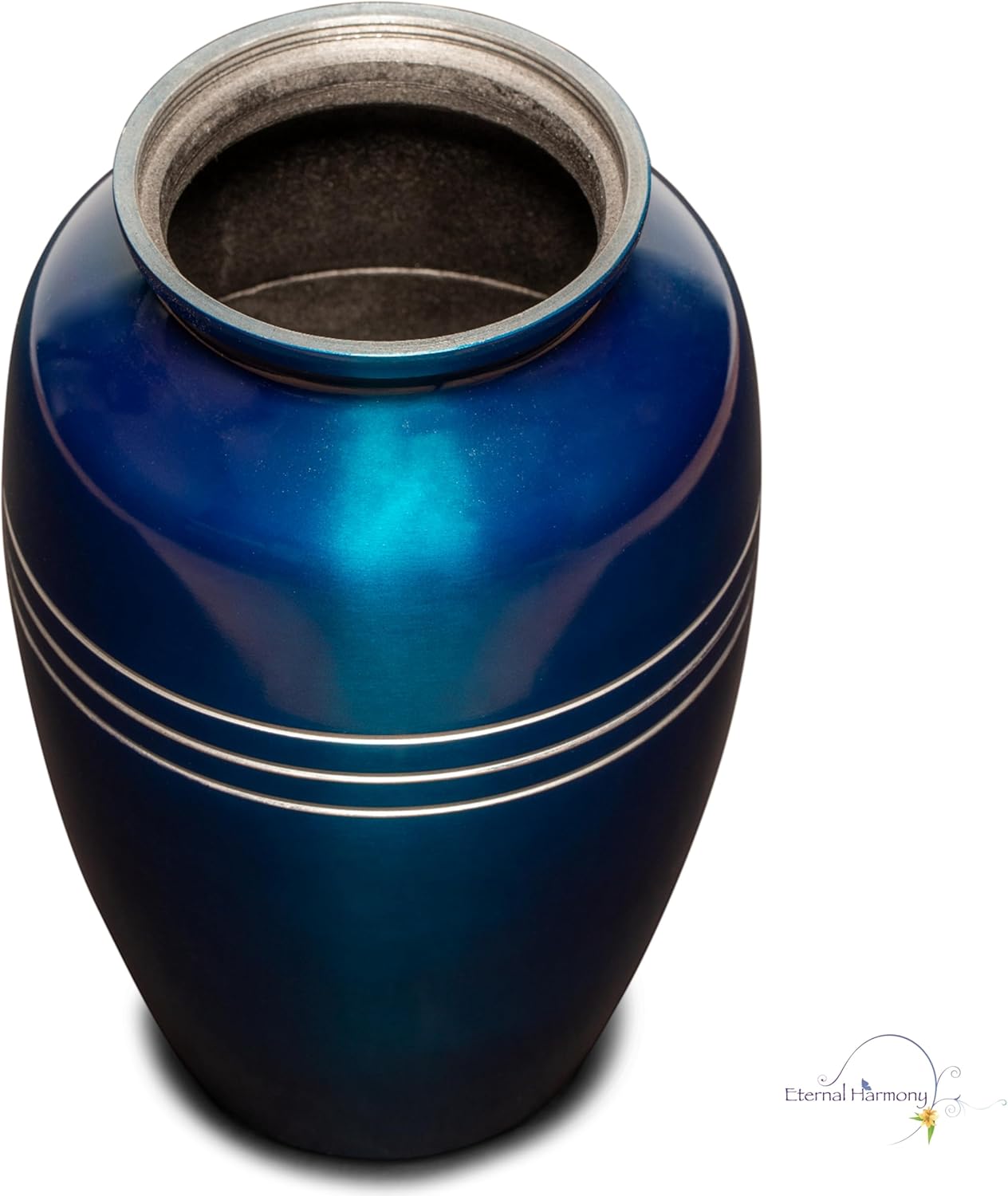 Eternal Harmony Large Urn for Ashes 7x11 Blue