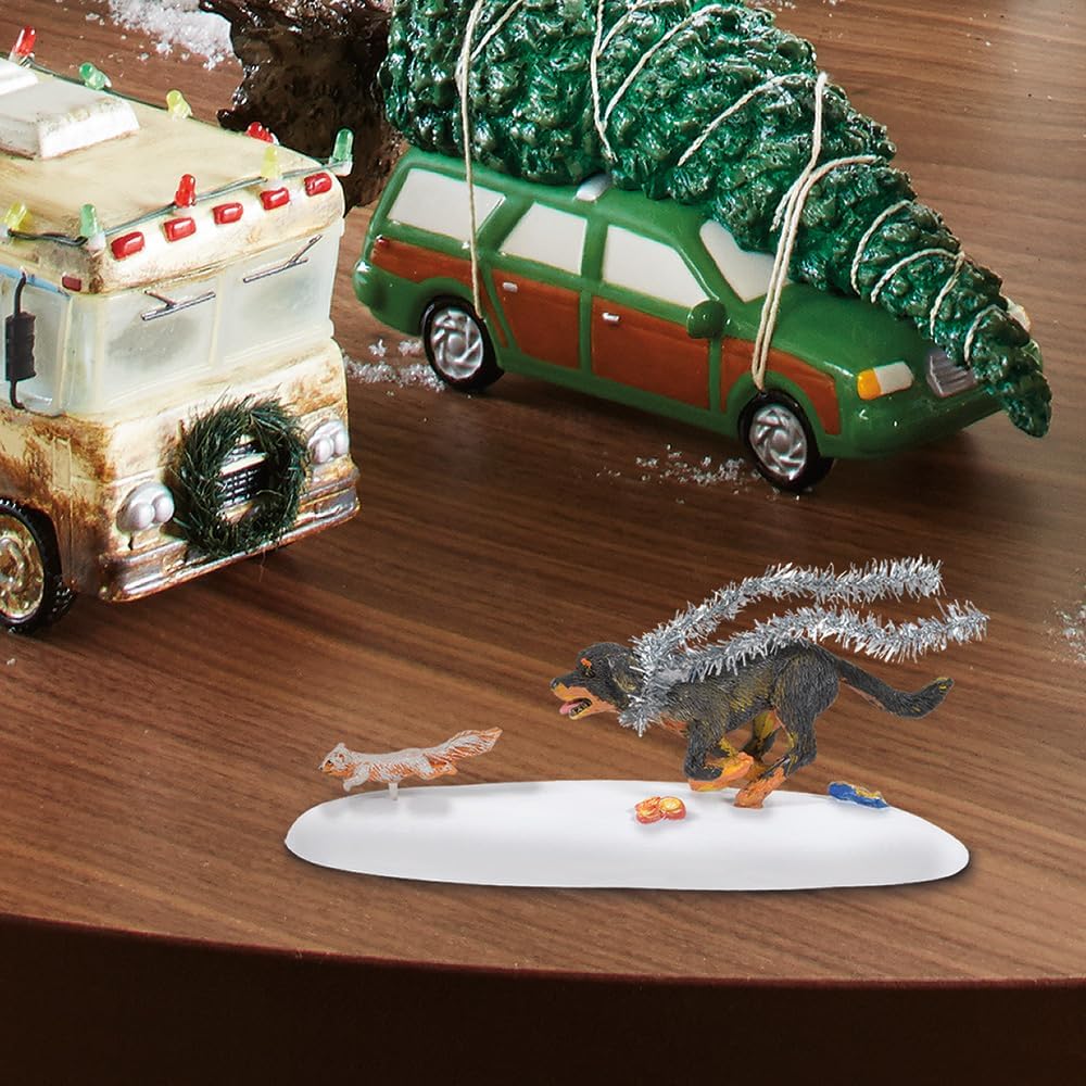 Department 56 Christmas Vacation Snots on The Run Figurine