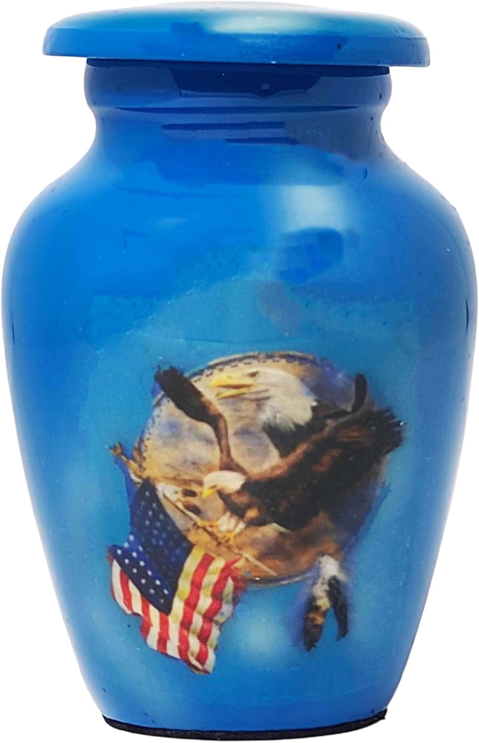 Handcrafted Memorial Urn with Secure Lid