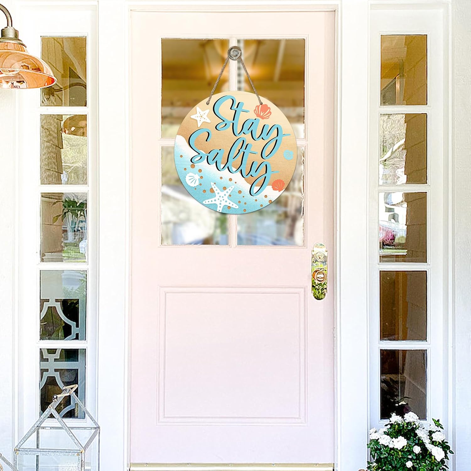 Bolisom Spring Summer Sea Front Door Sign