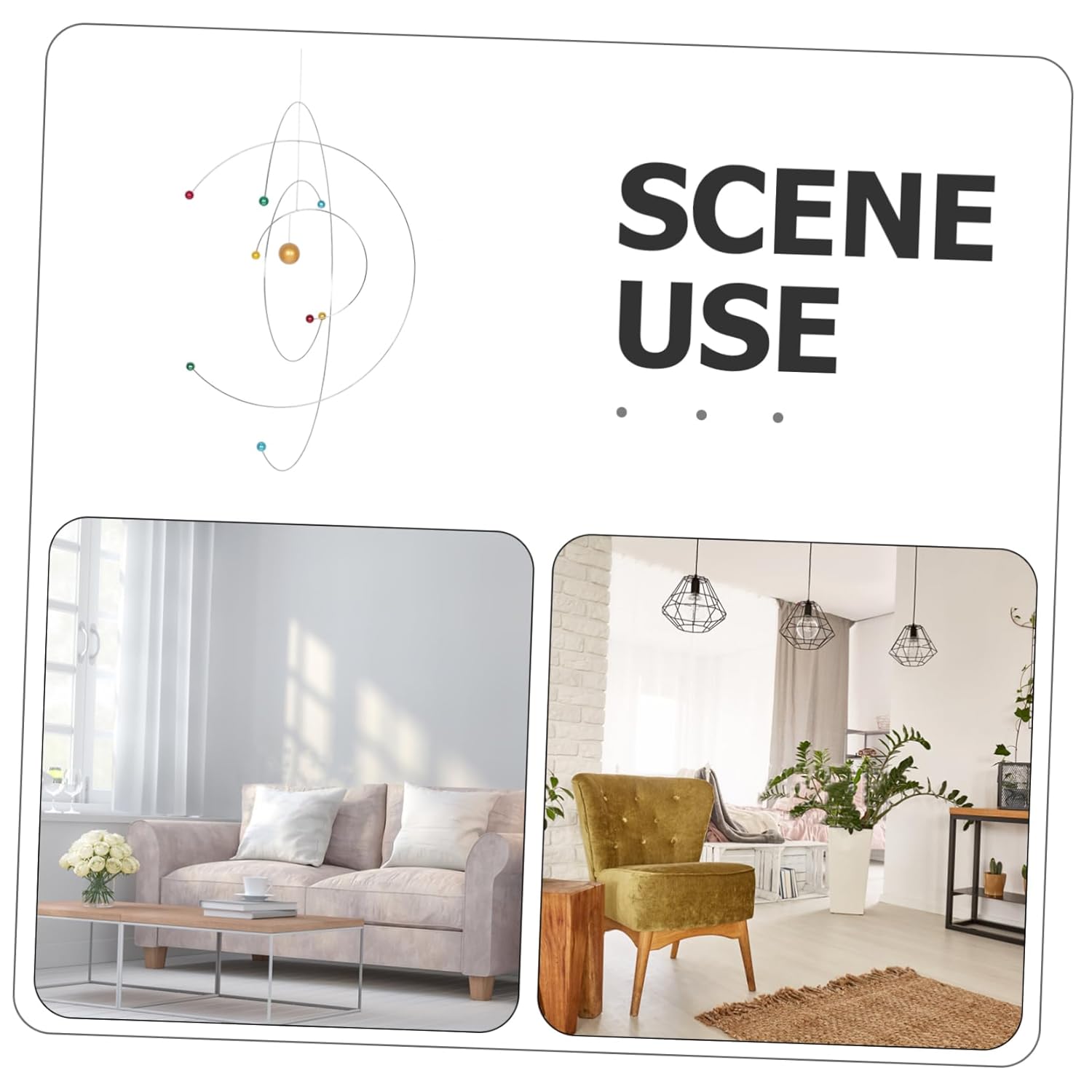 Educational Solar System Mobile Science Decor for Home