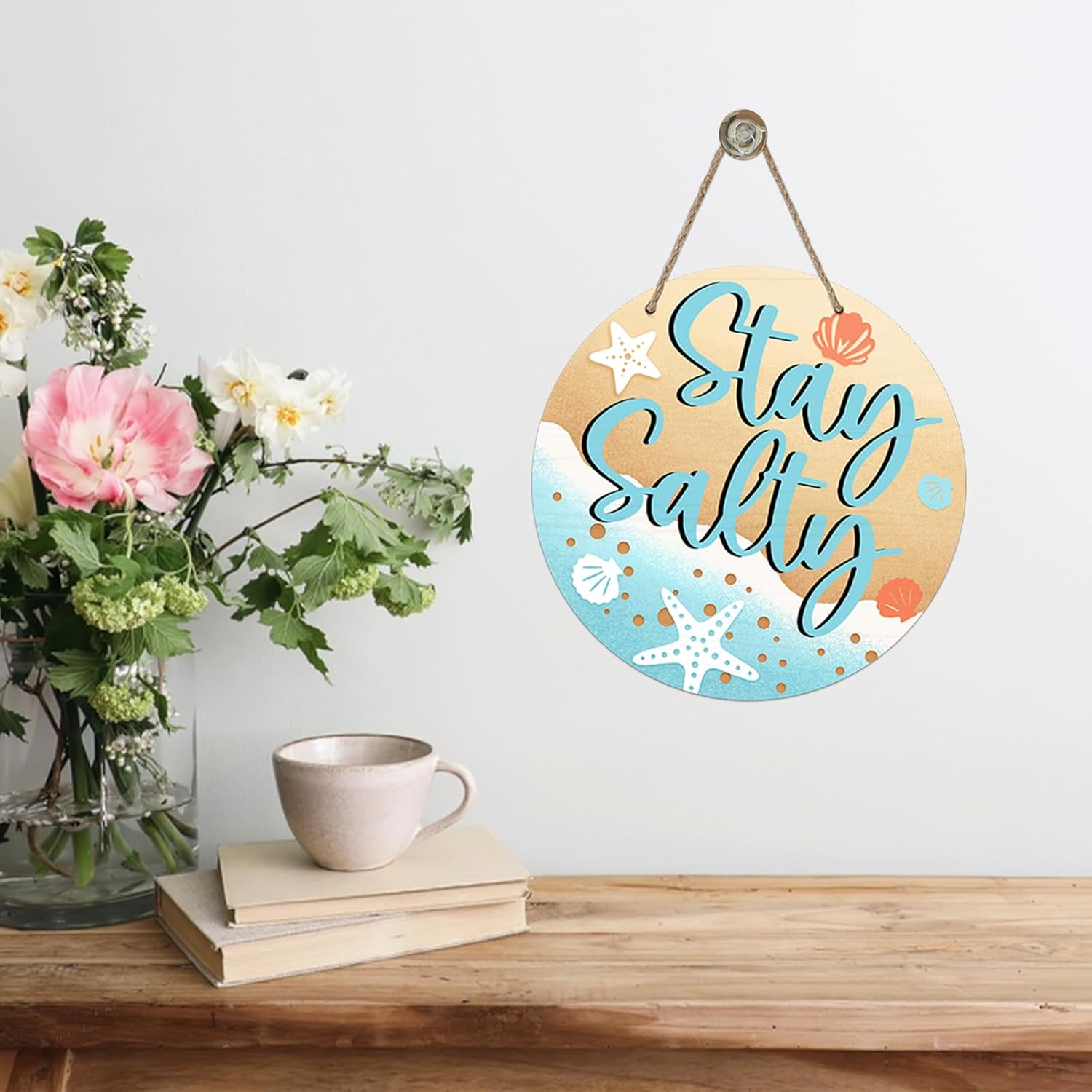 Bolisom Spring Summer Sea Front Door Sign