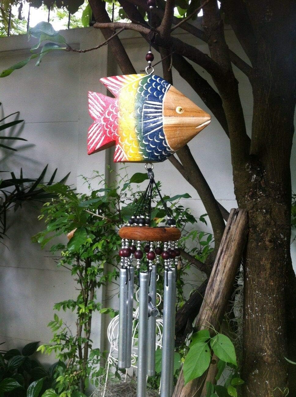 Sawadee Thai Handmade Wood Fish Mobile