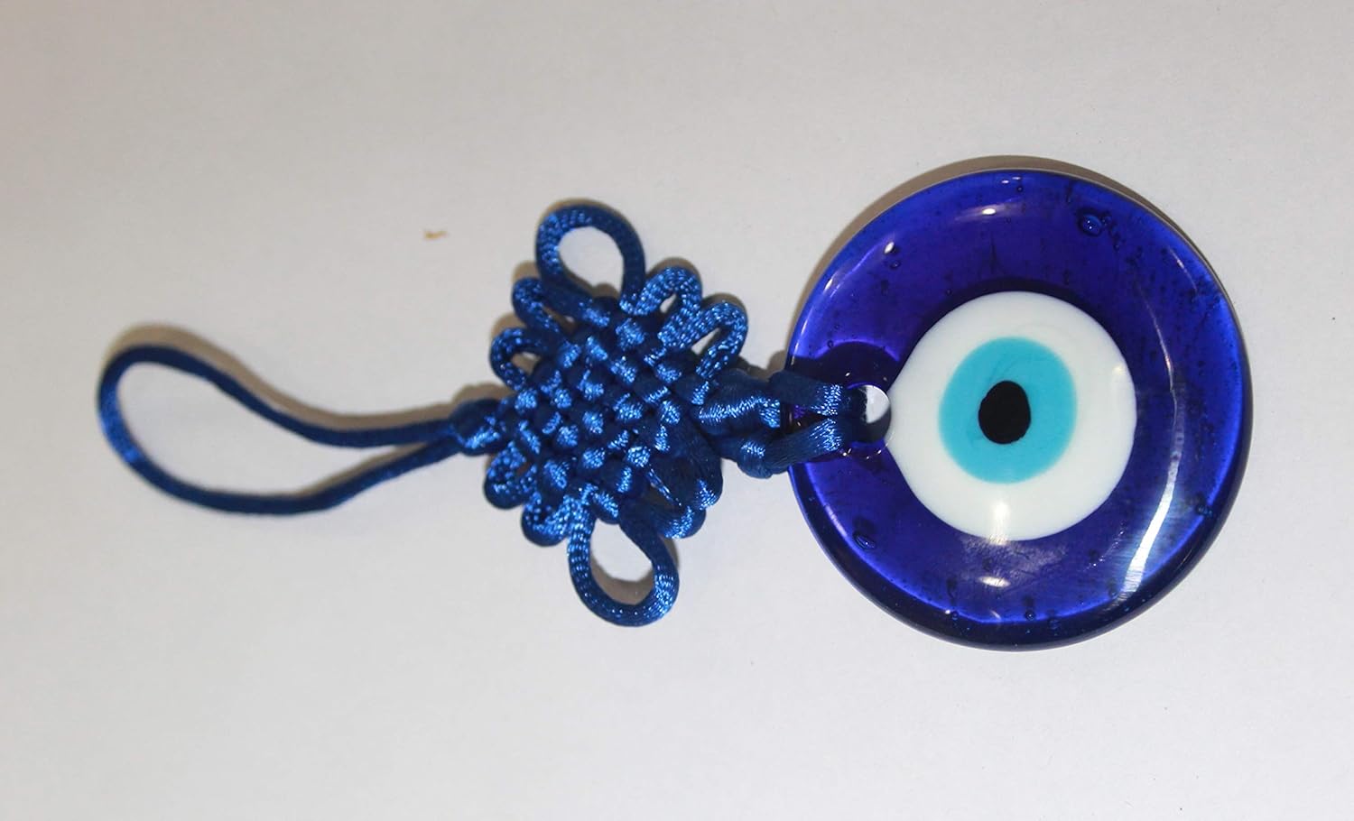 IS4A Evil Eye Protection Talisman - 6 inch Glass Amulet