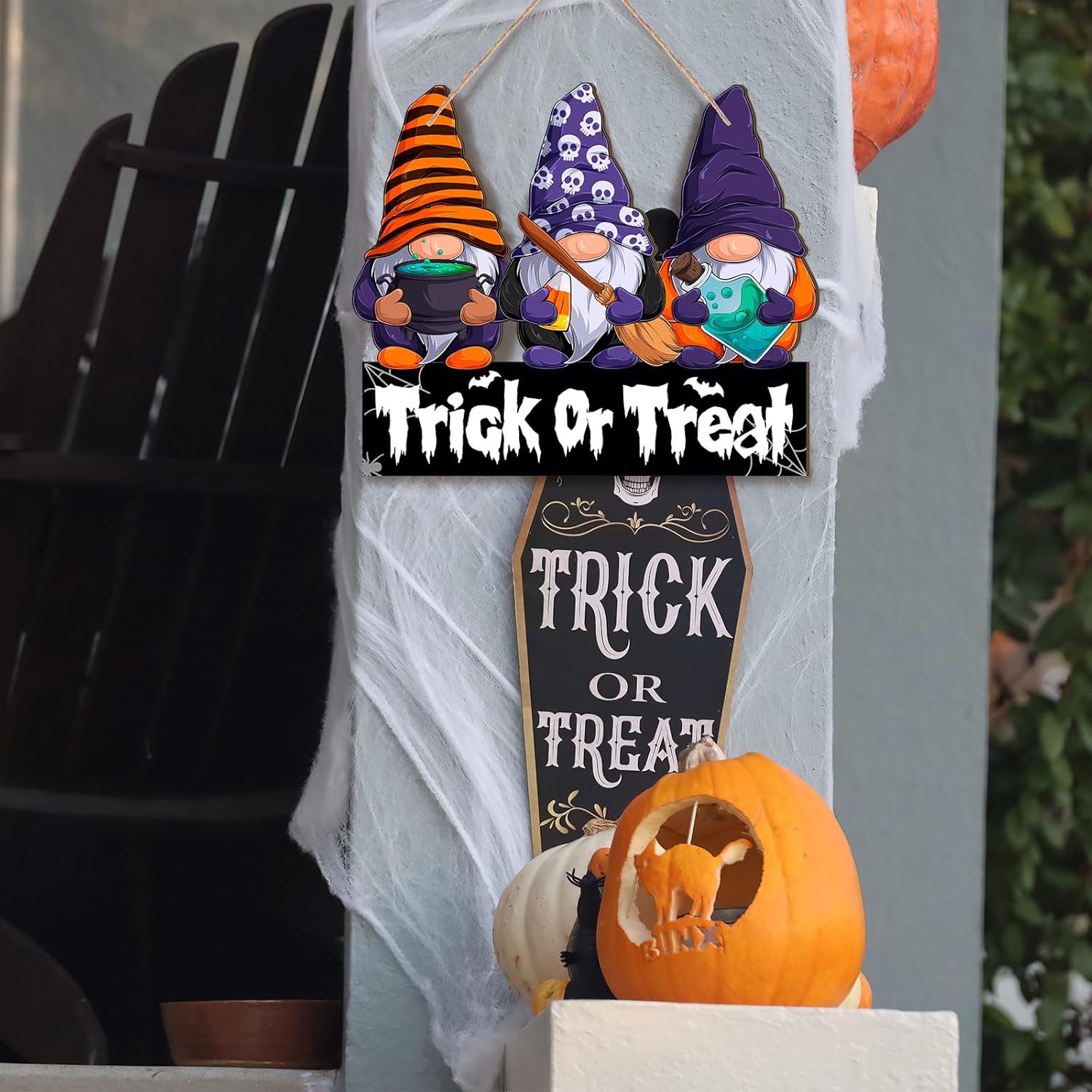 Panelee Halloween Door Hanging Sign Decor