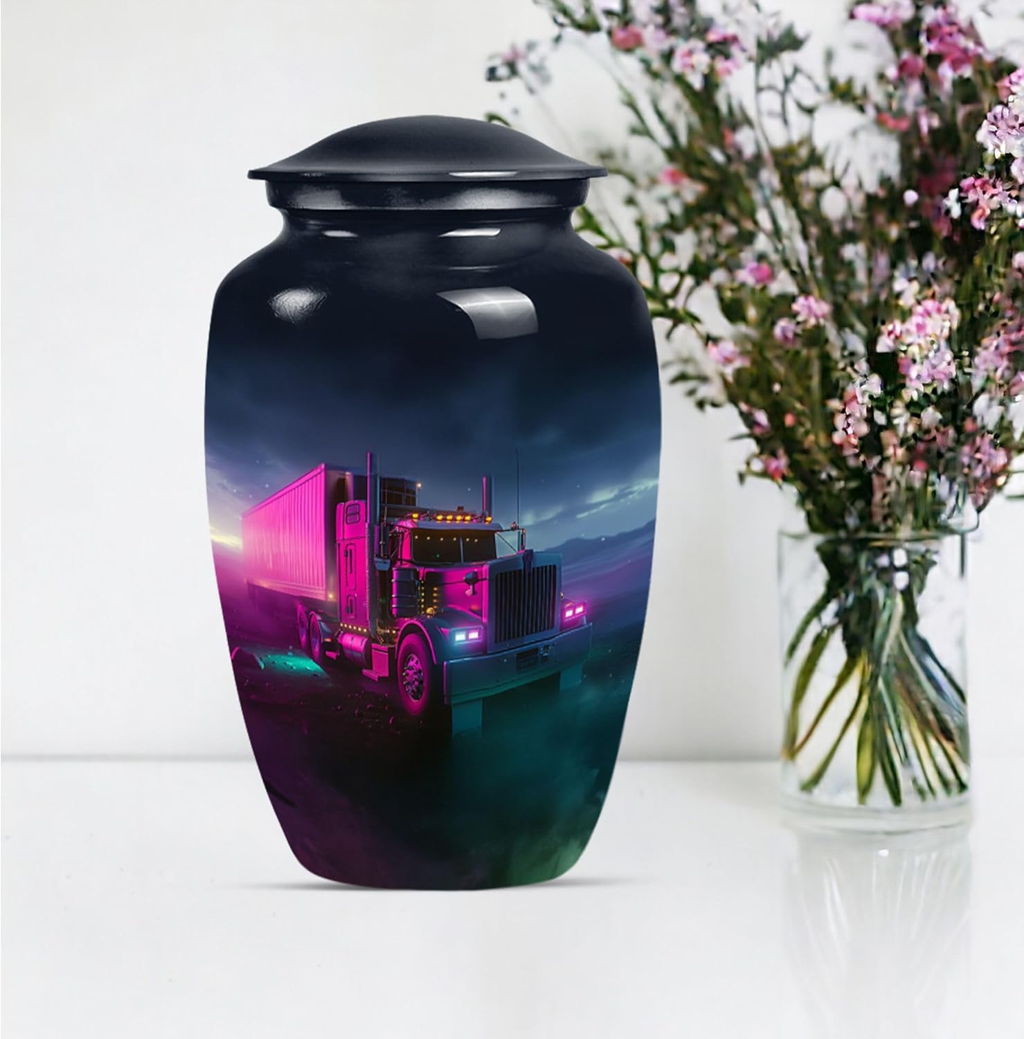 Elegant 10inch Truck Cremation Urn for Ashes