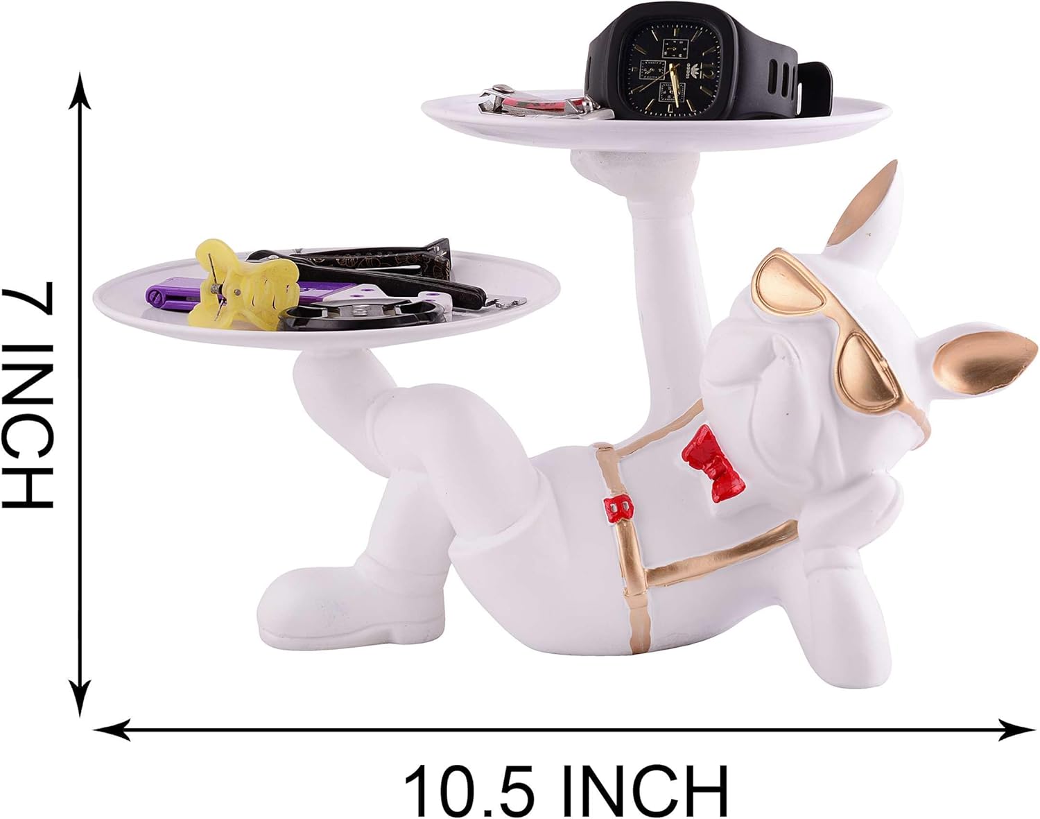 Cute Resin Dog Statue Decor for Home Office