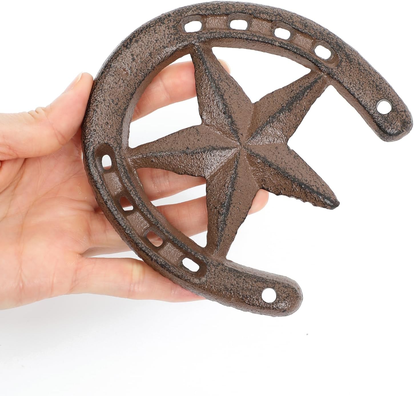 Parceria Cast Iron Horseshoe Star Wall Decor