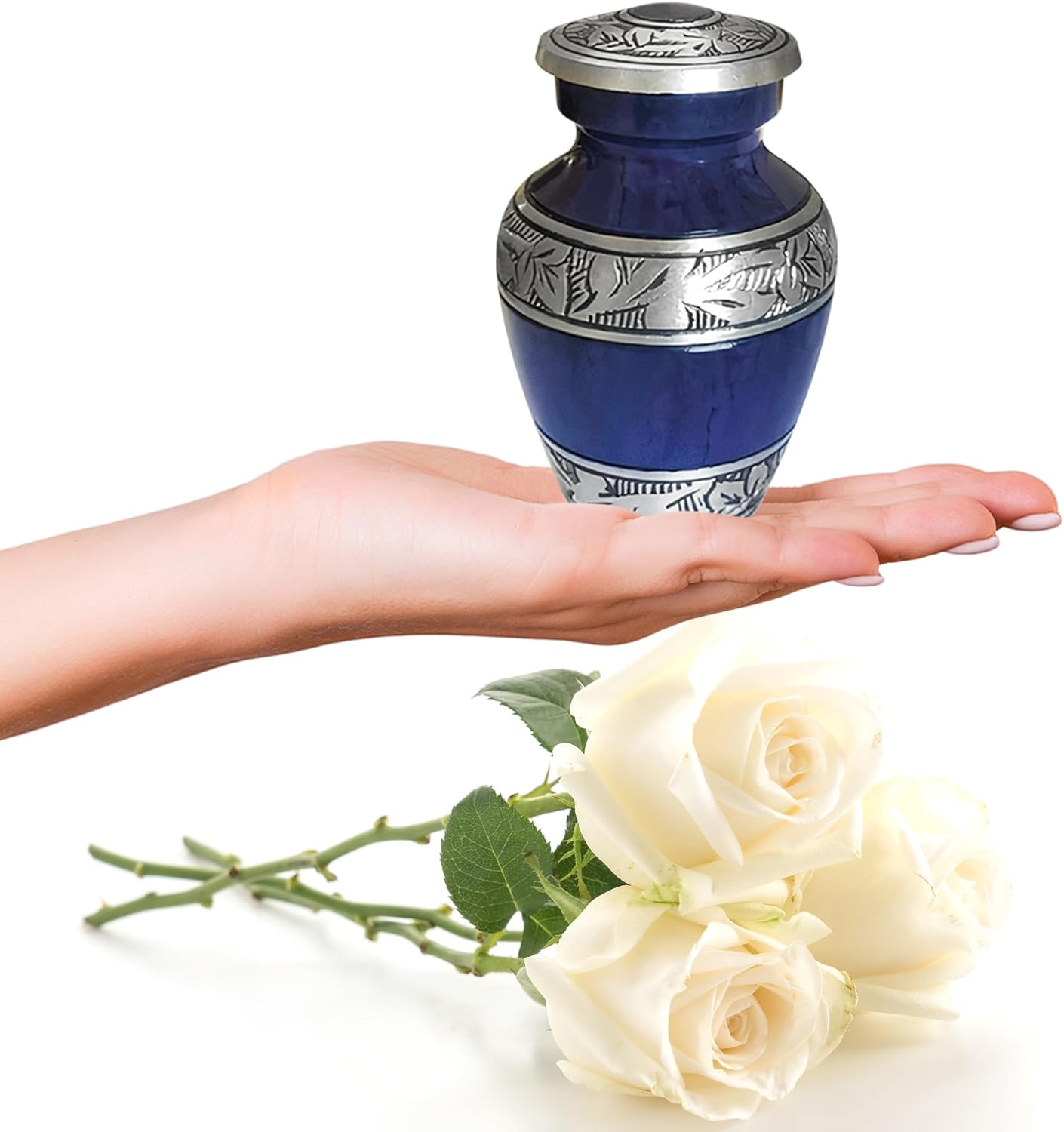 4 Pcs Purple Mini Cremation Urns for Human Ashes