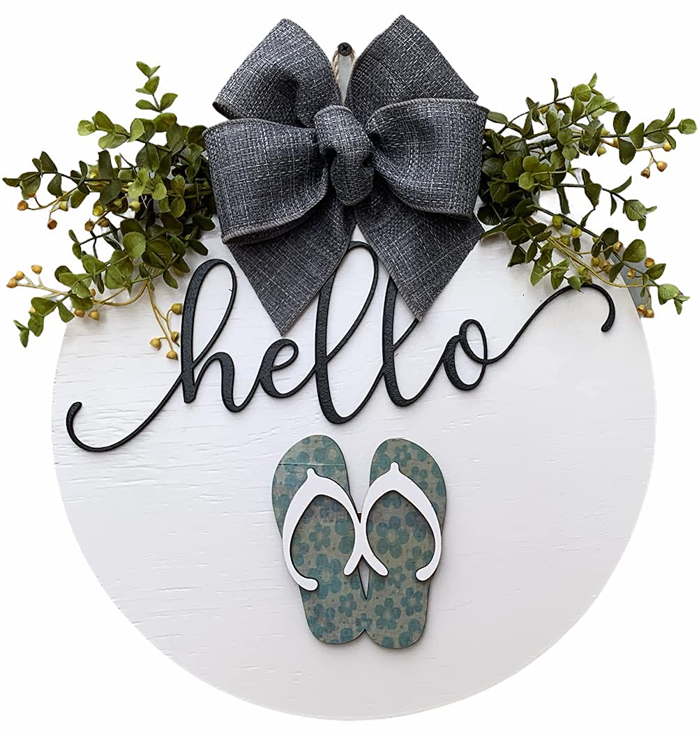 Fall Door Wreath Hanger with Season Changer