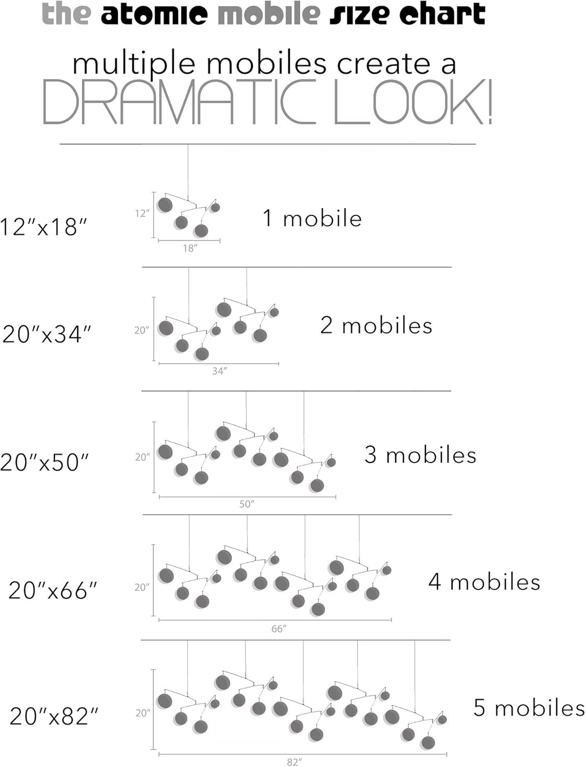 Atomic Mobiles Alluring Clear Smoky Gray Mobiles