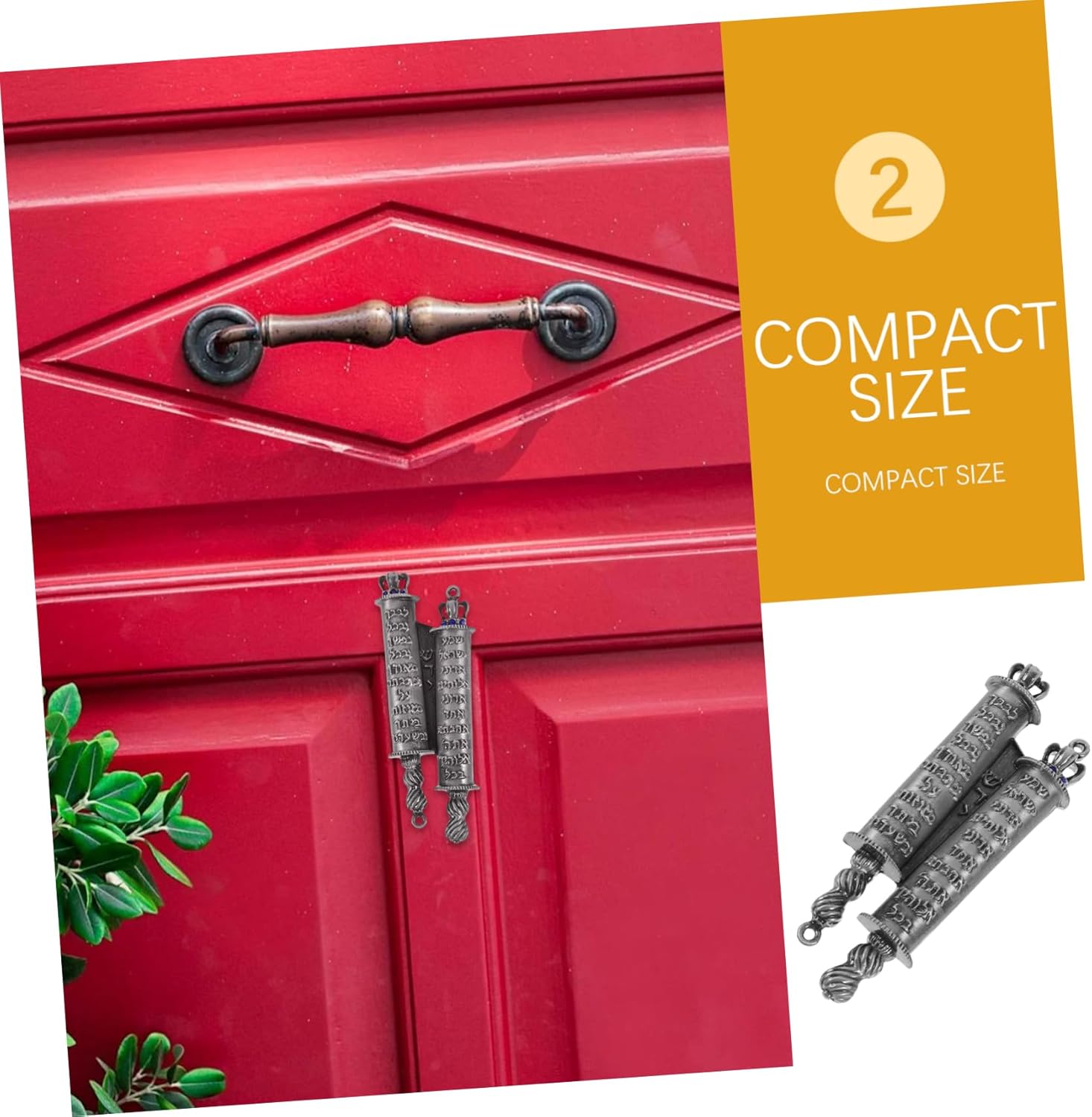 Metal Mezuzah Decor for Home Blessing