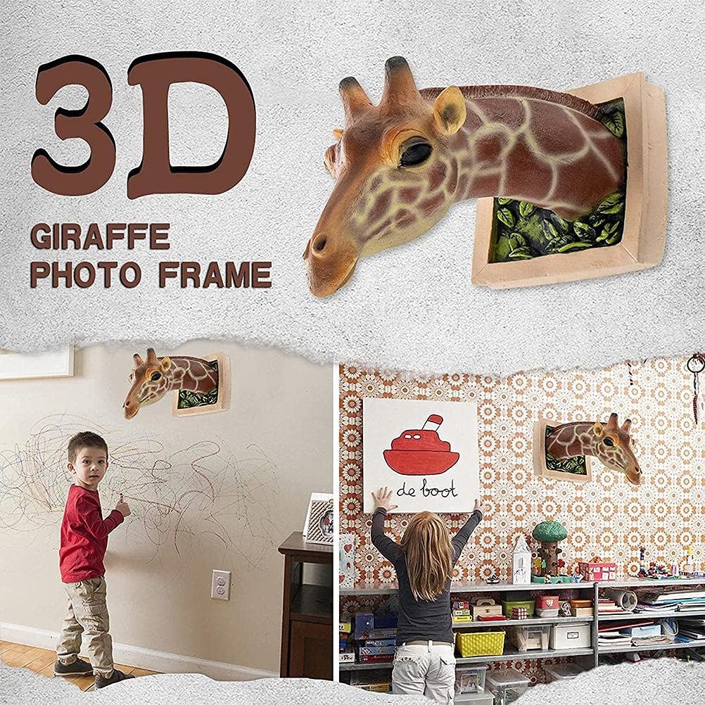 Creative Animal Wall Hanging Giraffe Sculpture