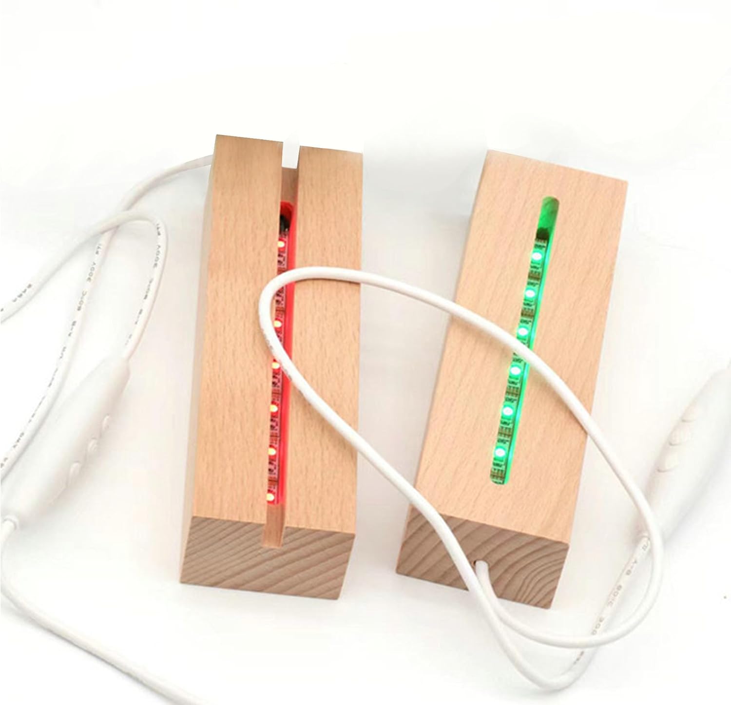 6 Inch Rectangle LED Lighted Display Base Stand