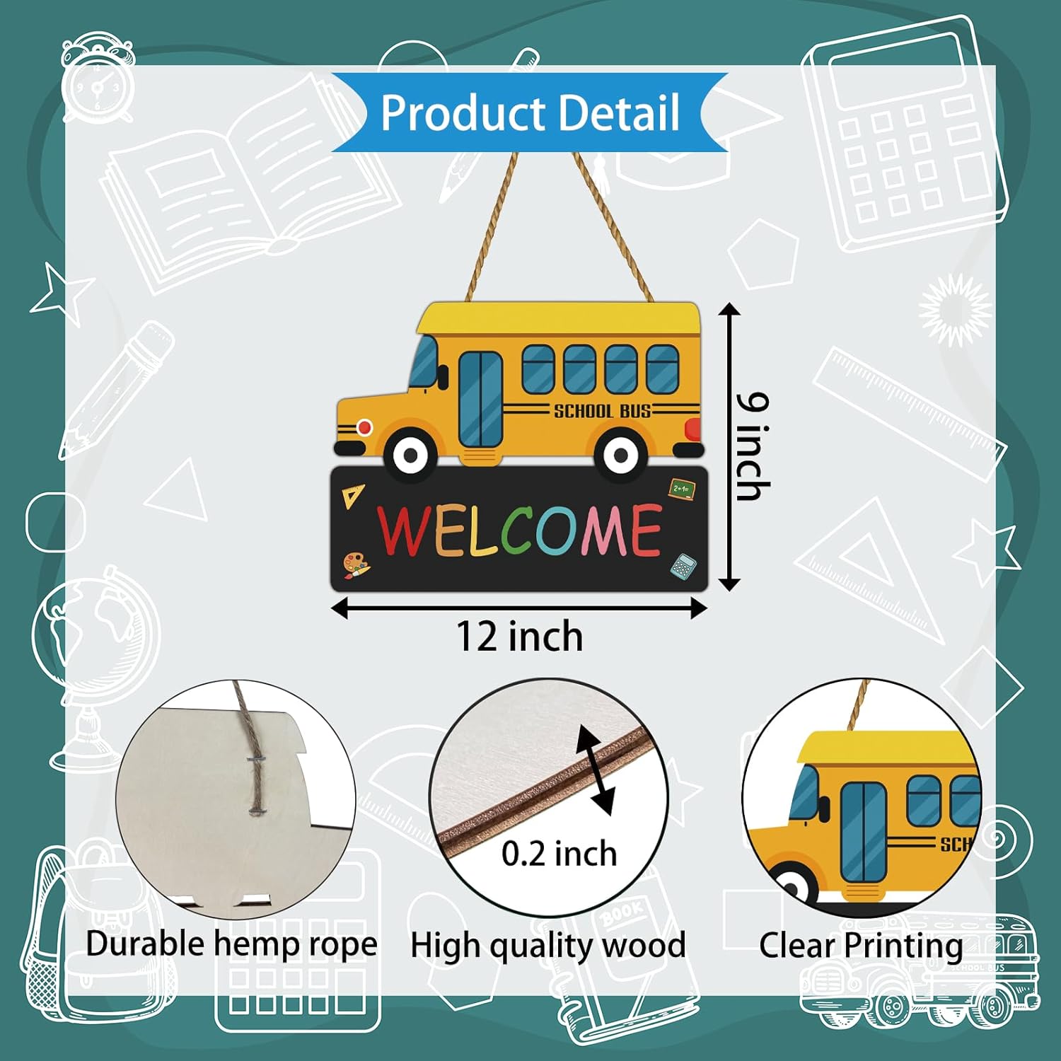 Welcome Sign for Classroom Door Decorations