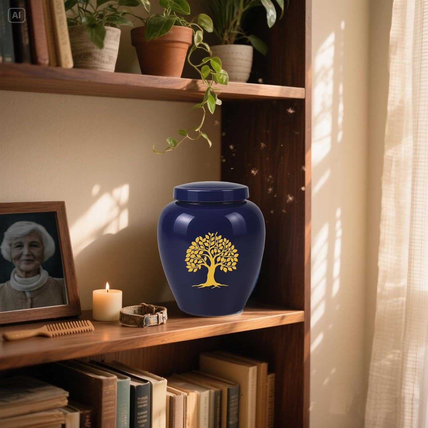 Keepsake Urns for Human Ashes Ceramic Tree of Life Design