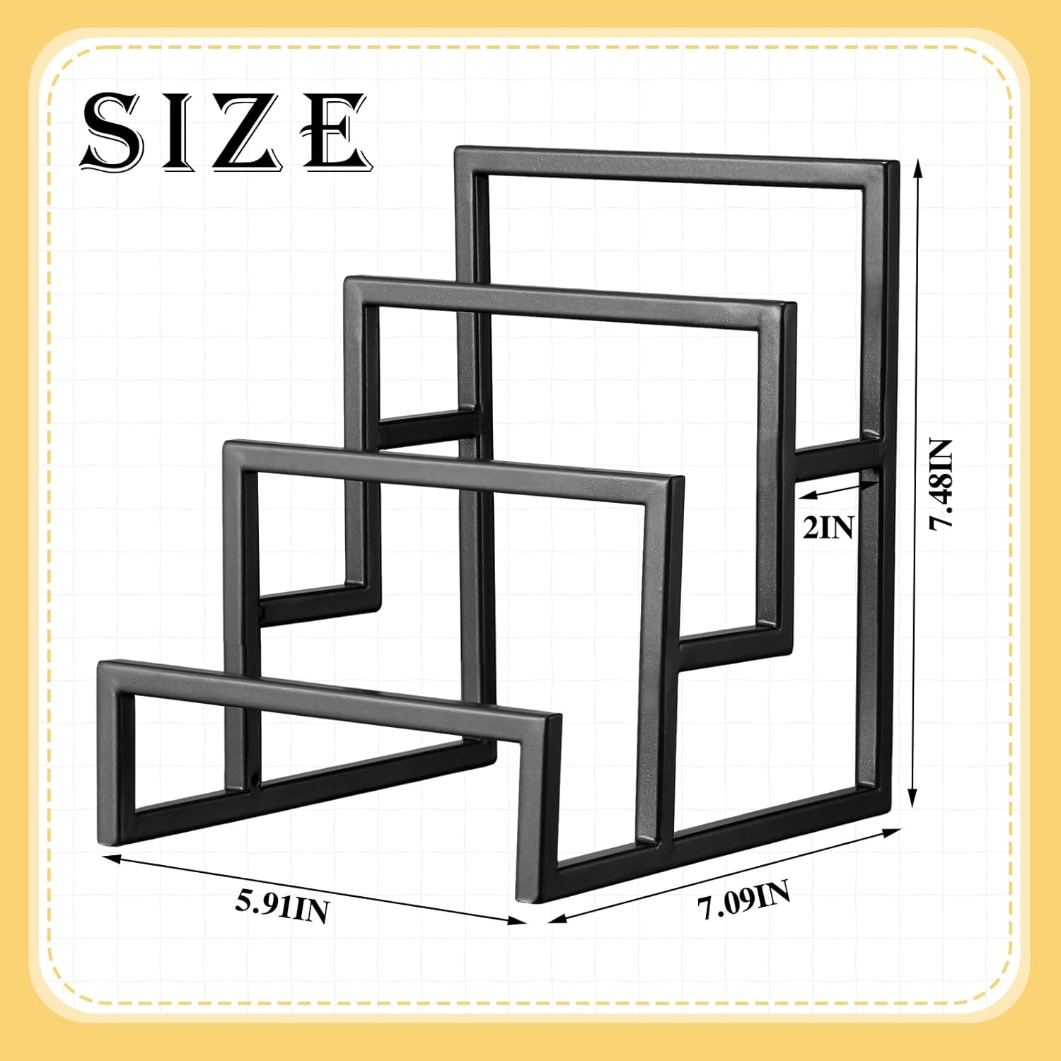 DoubleFill 3 Layer Clutch Purse Display Stand