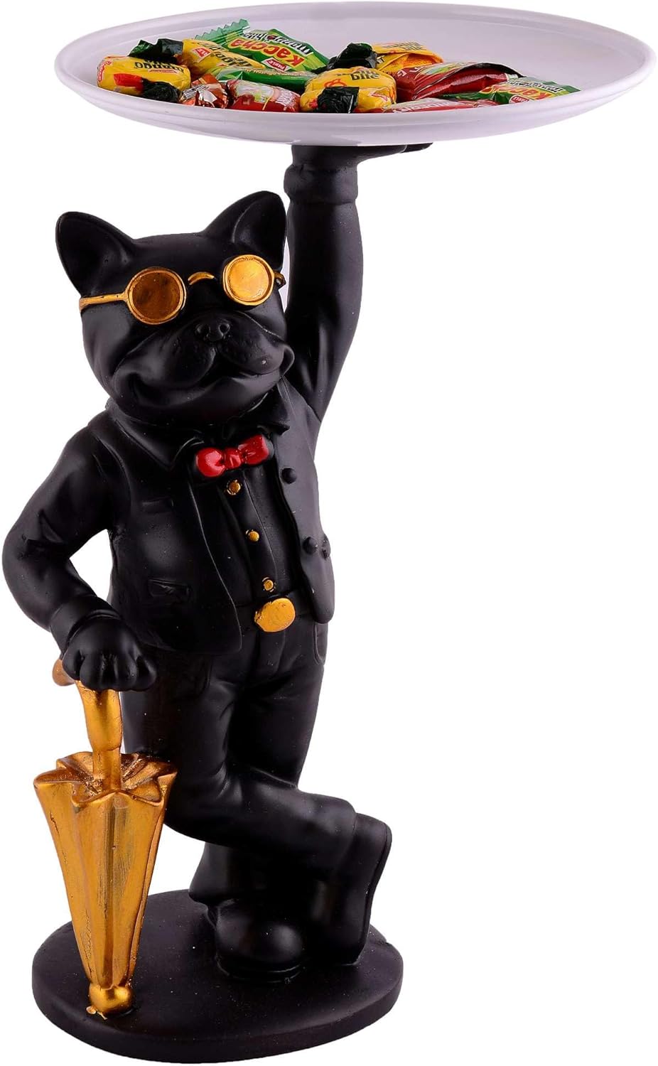 Stylish Resin Cool Dog Sculpture for Home Decor