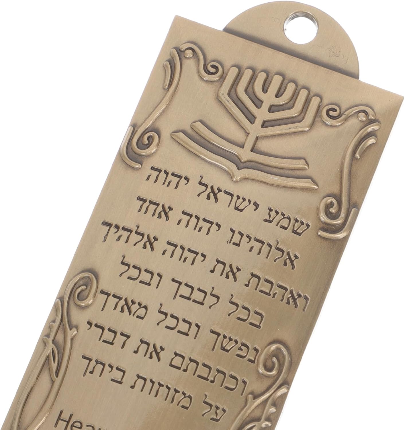 5 Sets Mezuzah with Scroll Door Jewish Mitzvah Metal Case