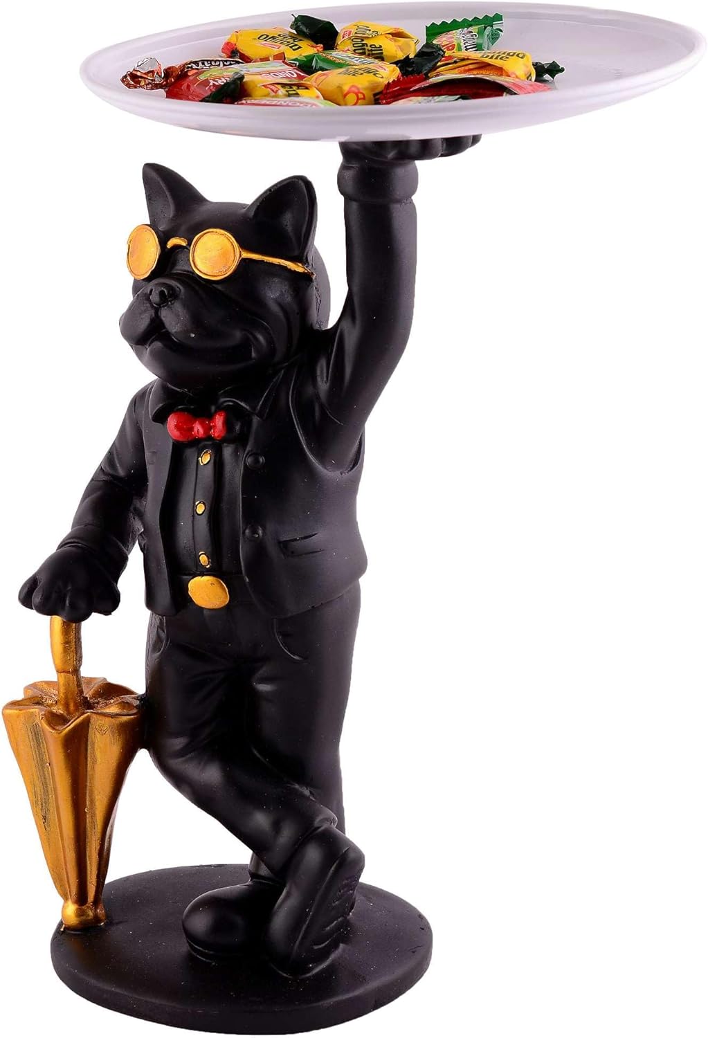 Stylish Resin Cool Dog Sculpture for Home Decor