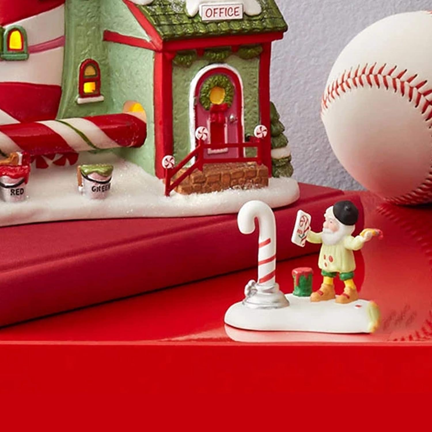 Department 56 North Pole Puttin On The Stripes Figurine