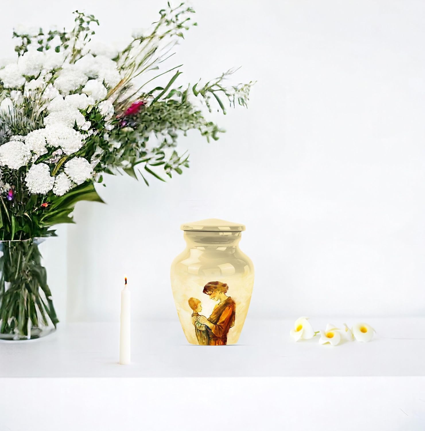 3 Inch Small Urn - Decorative Ashes Urn for Human