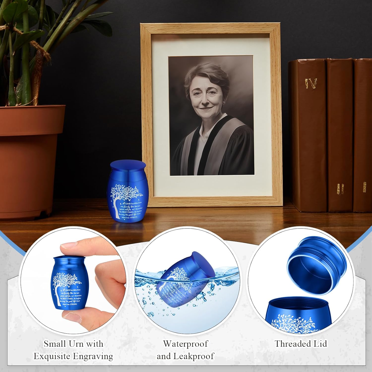 Shimeyao 8 Piece Cremation Urn Set for Ashes
