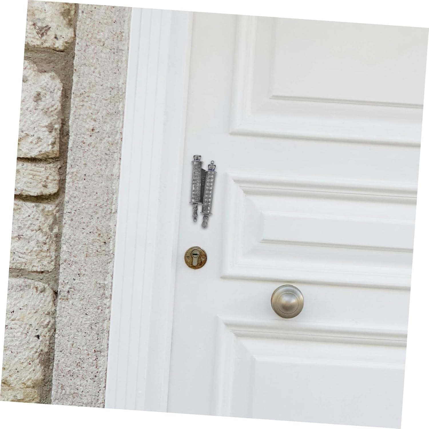 Metal Mezuzah Decor for Home Blessing