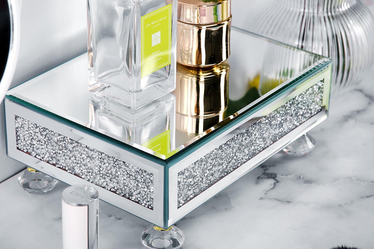 TACIDON Modern Mirrored Riser for Display