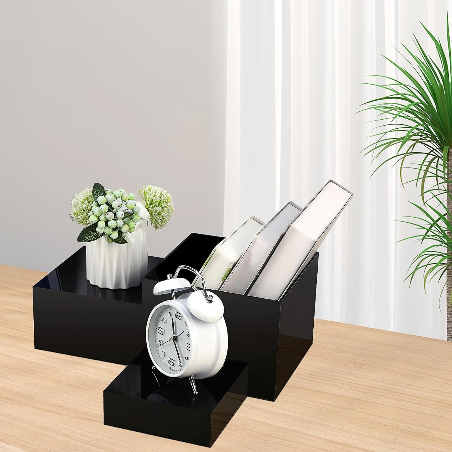 6 Pcs Acrylic Buffet Risers for Display