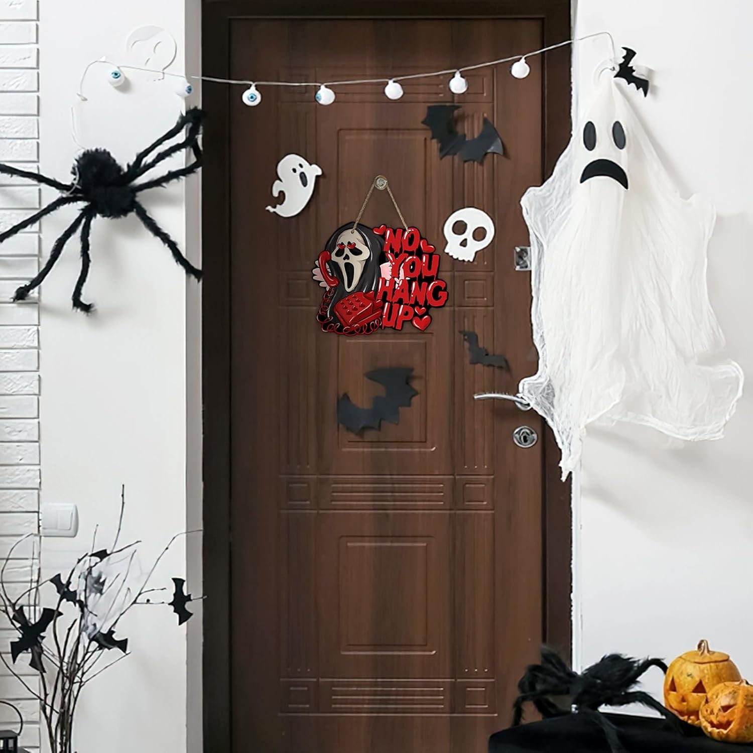 Bolisom Halloween Horror Grim Reaper Door Sign