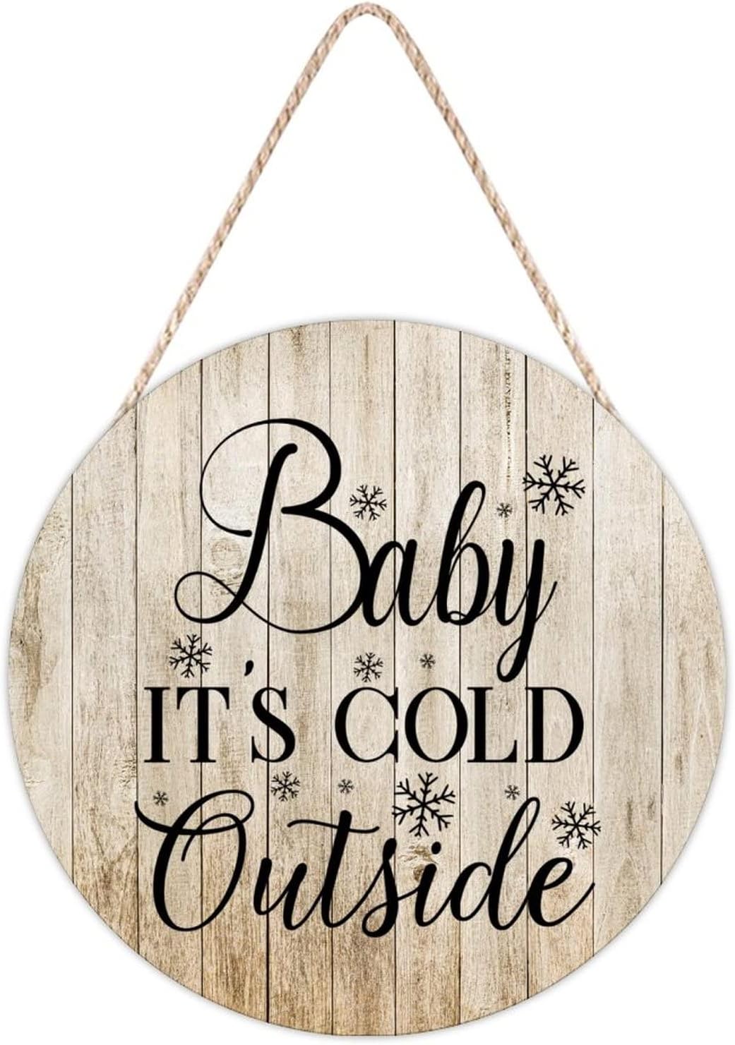Farmhouse Front Door Hanger Funny Wood Sign 12x12