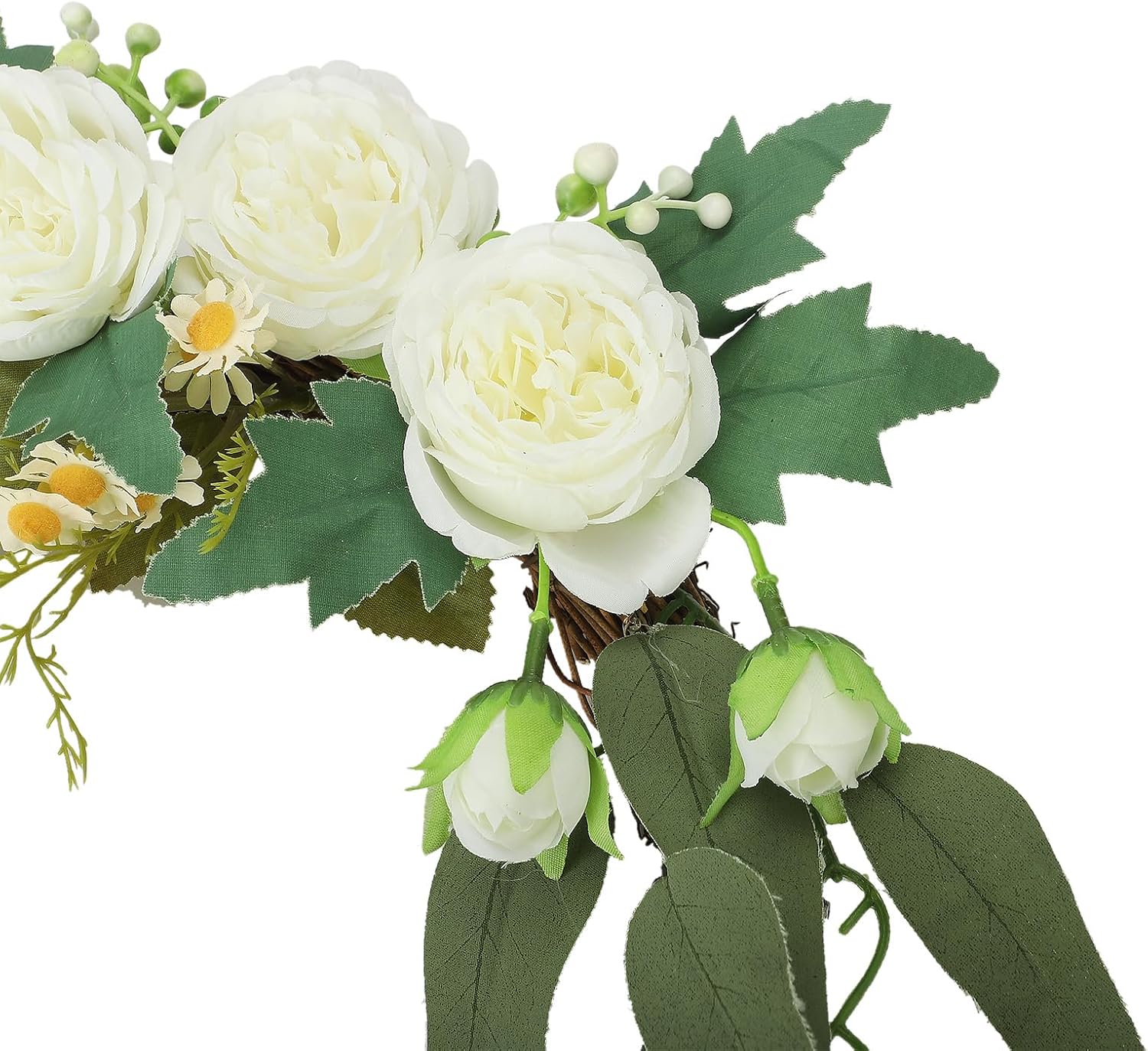 Artificial White Hydrangea Flower Swag for Wedding Arch Decor