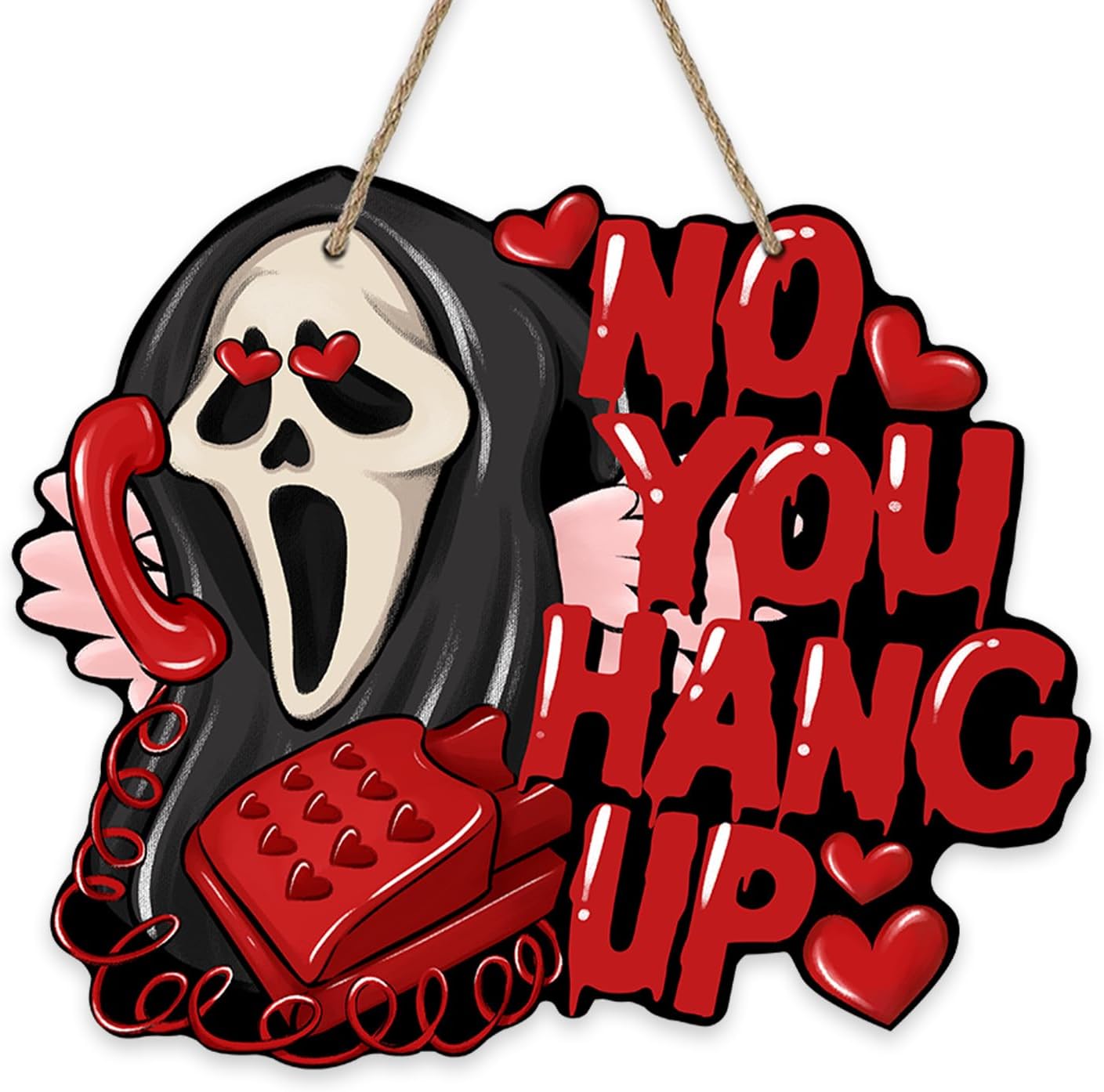 Bolisom Halloween Horror Grim Reaper Door Sign