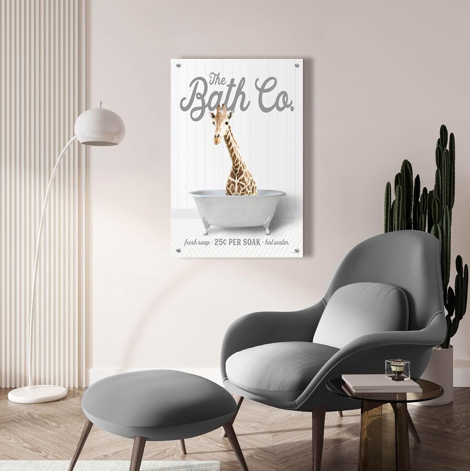 Epic Art Giraffe Wall Art 24x36 Inches