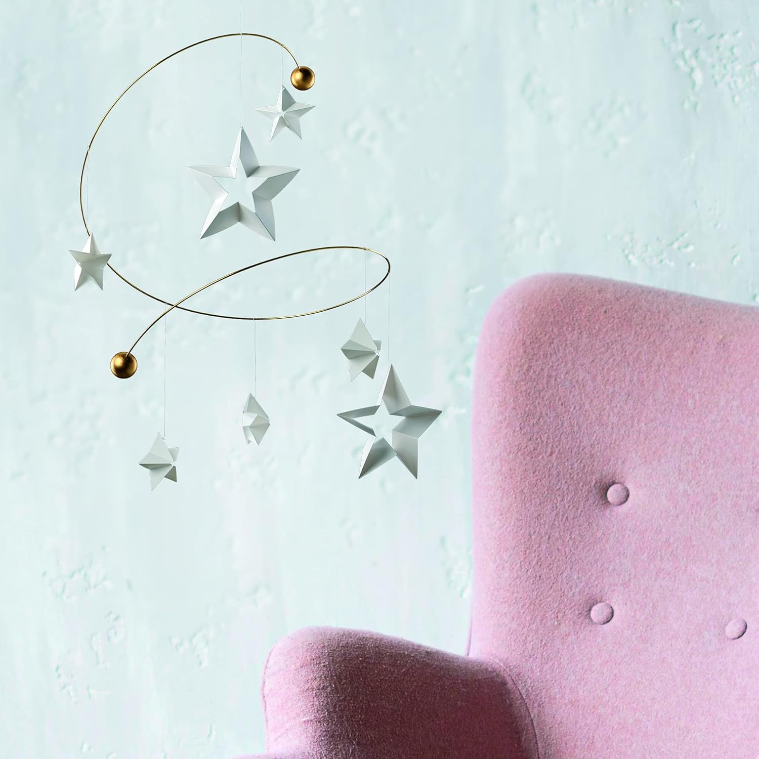 Starry Night 7 Star Mobile - 11 Inches Handmade in Denmark
