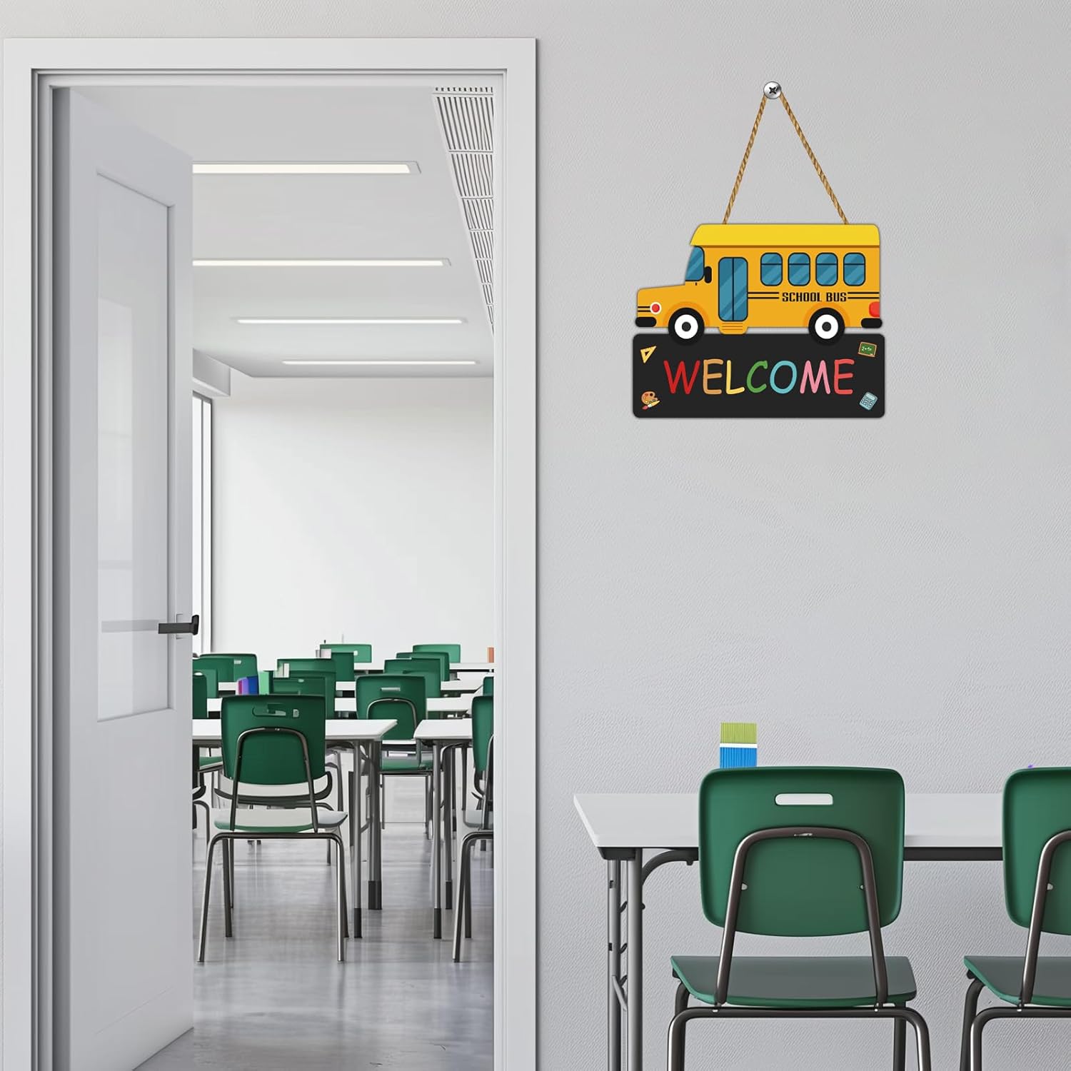 Welcome Sign for Classroom Door Decorations