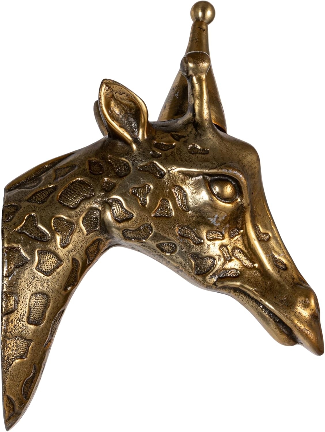 Creative Co Op Cast Aluminum Giraffe Wall Sculpture