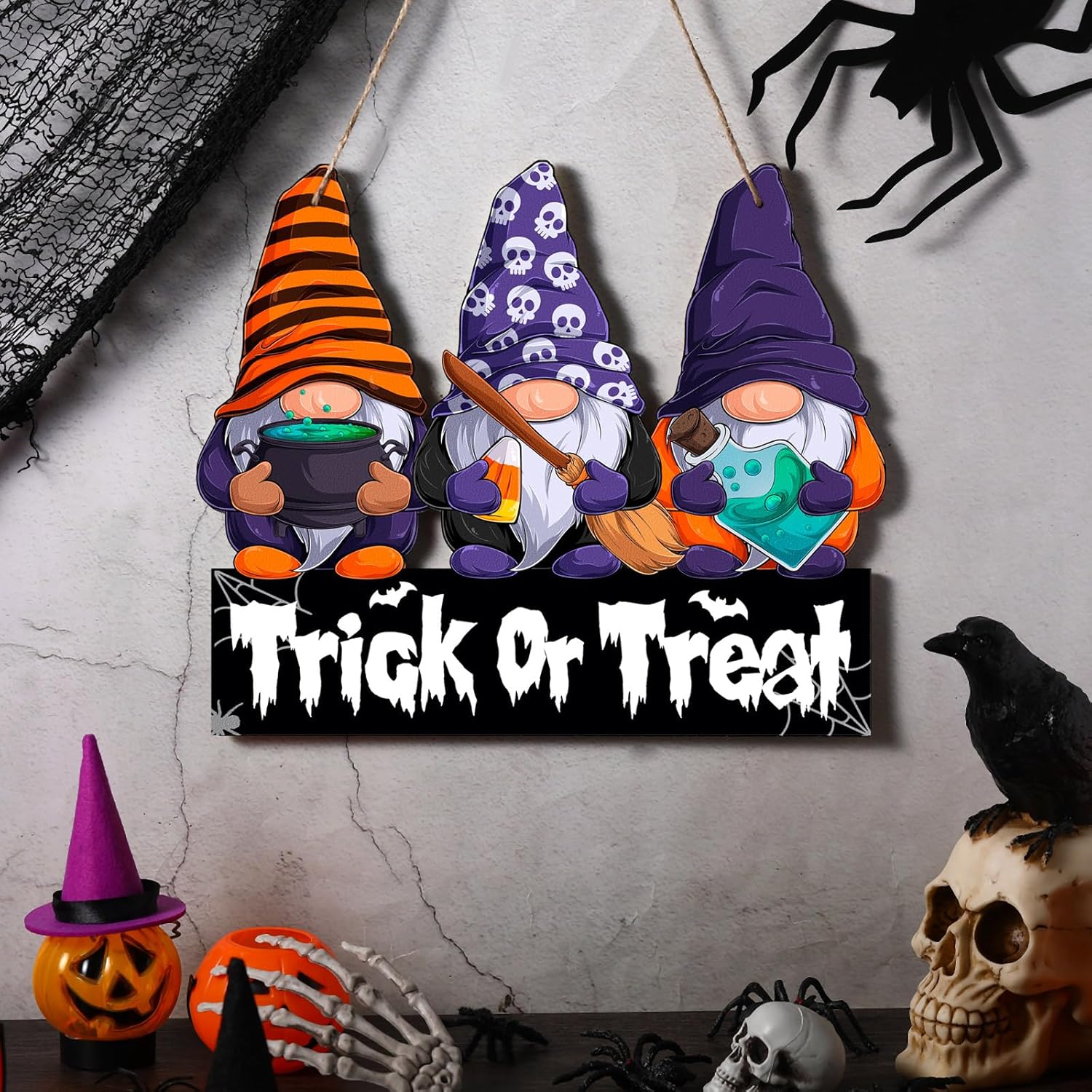 Panelee Halloween Door Hanging Sign Decor
