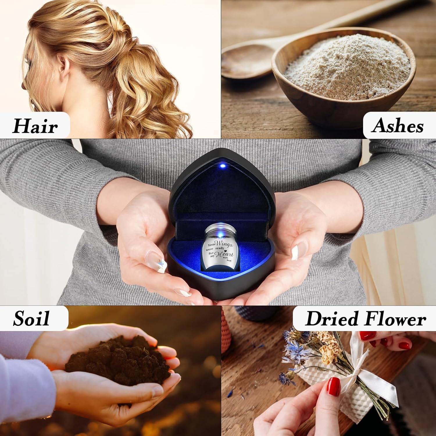 Dletay Small Urns for Human Ashes Keepsakes