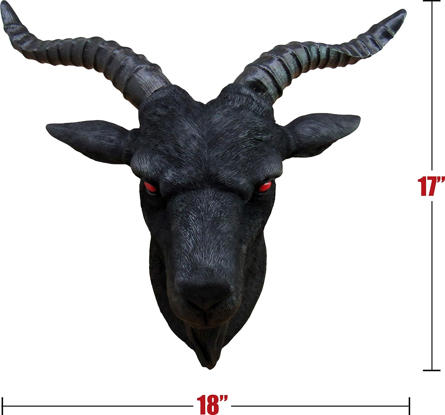 DWK Lucifer Baphomet Wall Sculpture 18-inch