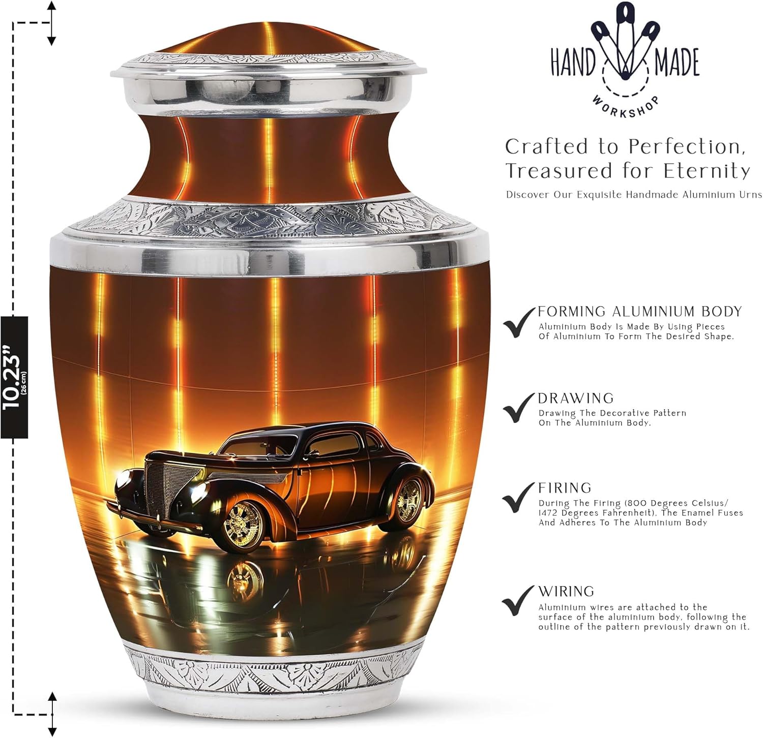 Twilight Over Enchanted Valley Cremation Urn for Adult Men Women
