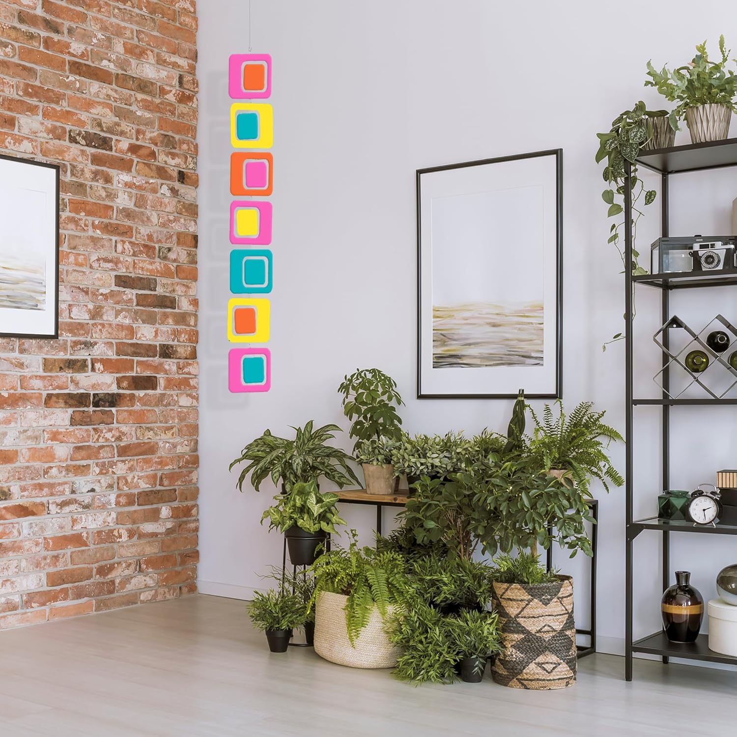 Delightful Coolsville Hanging Art Mobile 6x45 Wind Chimes
