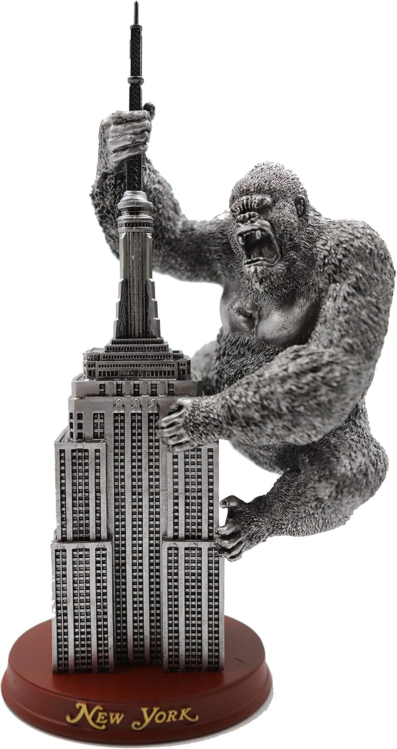 New York Empire State Building with King Kong Figurine 8 Inch