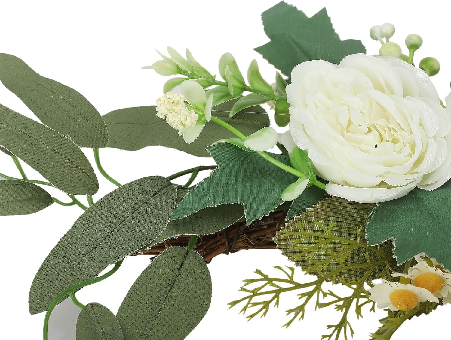 Artificial White Hydrangea Flower Swag for Wedding Arch Decor