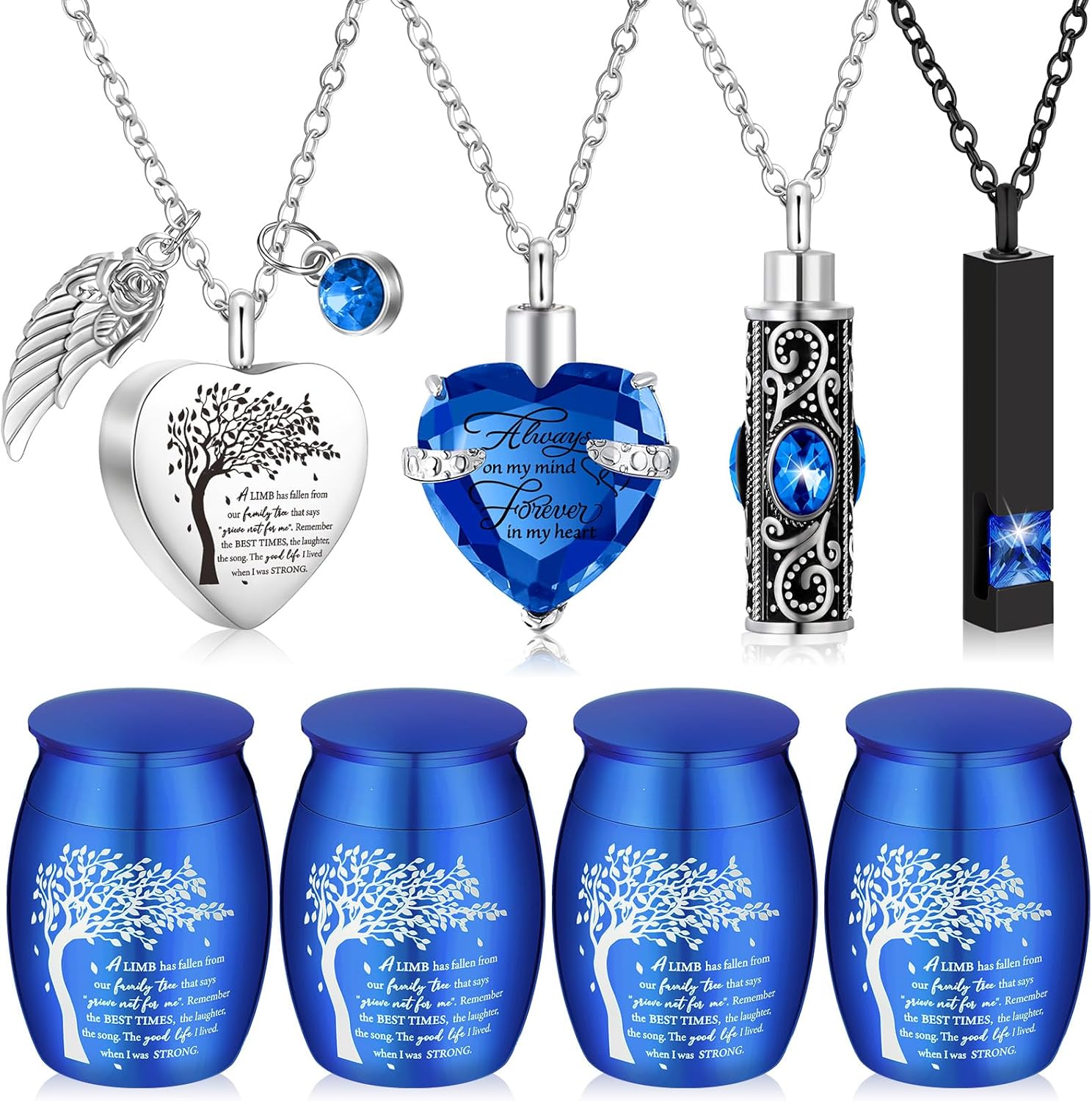 Shimeyao 8 Piece Cremation Urn Set for Ashes
