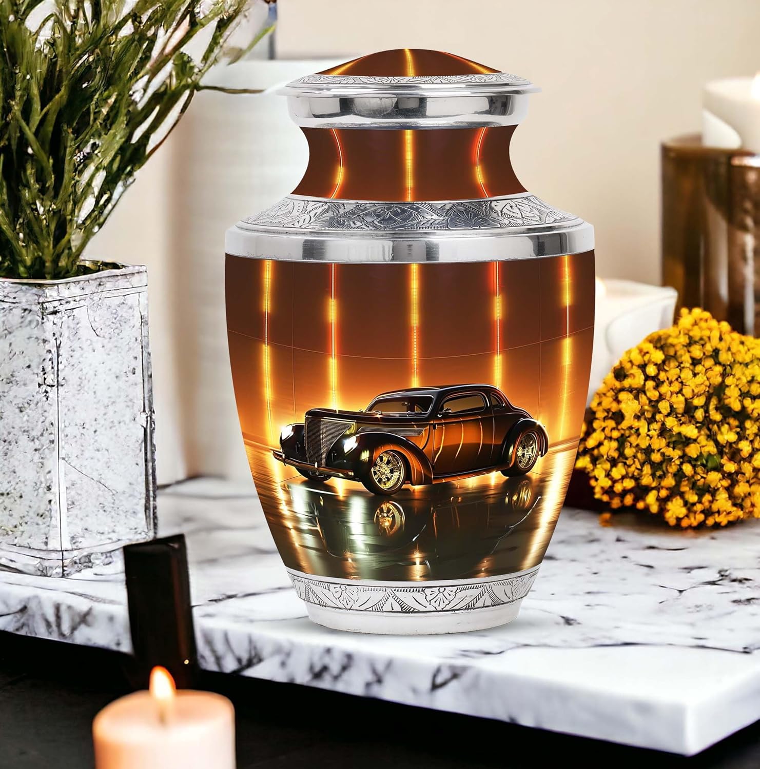 Twilight Over Enchanted Valley Cremation Urn for Adult Men Women
